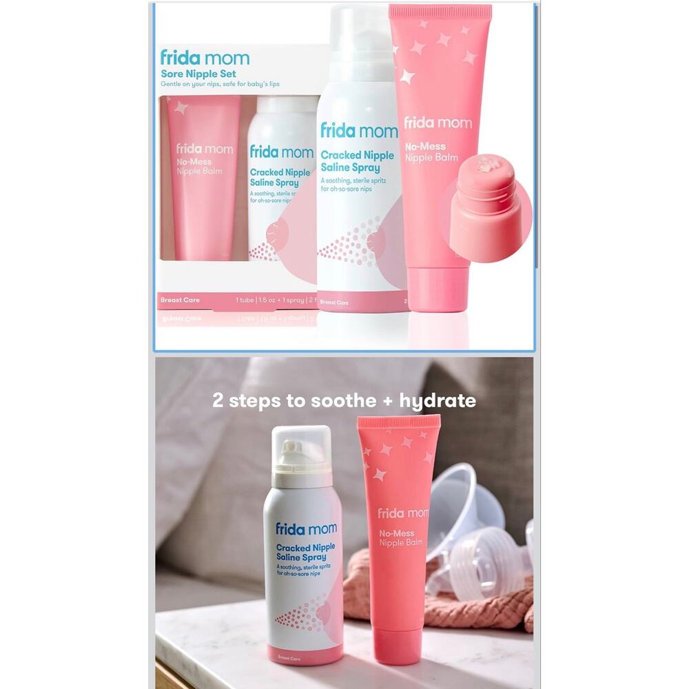 Frida Mom Sore Nipple 2 Piece Set - NEW in Box